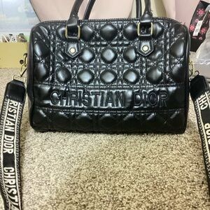 Black Christian Dior HandBag